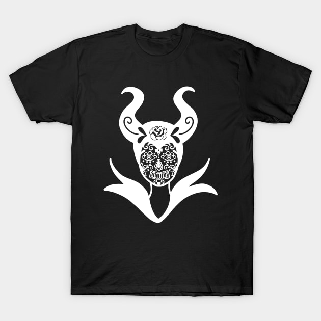 Villain sugar skull T-Shirt by jollydesigns